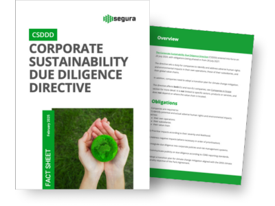CSDDD Corporate Sustainability Due Diligence Directive Factsheet from Segura-1