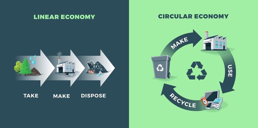 Linear economy circular economy 900x499