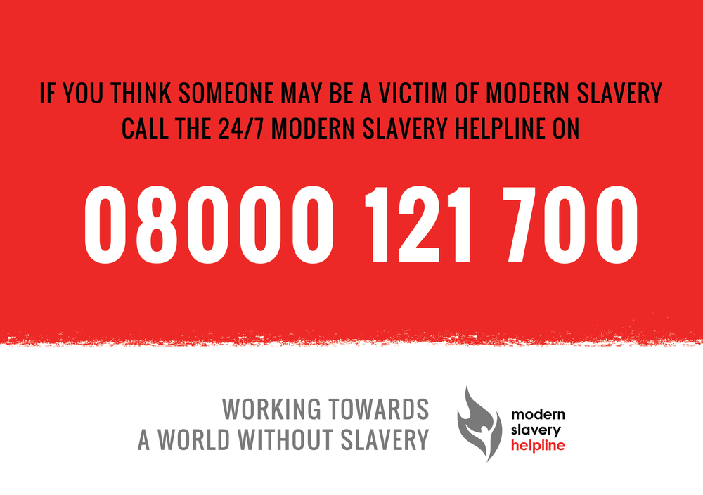 modern slavery helpline