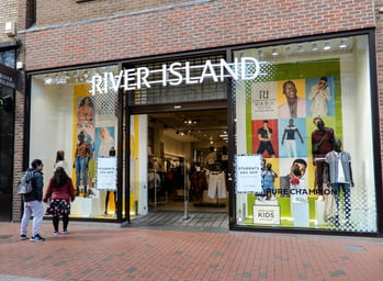 River Island Shop front